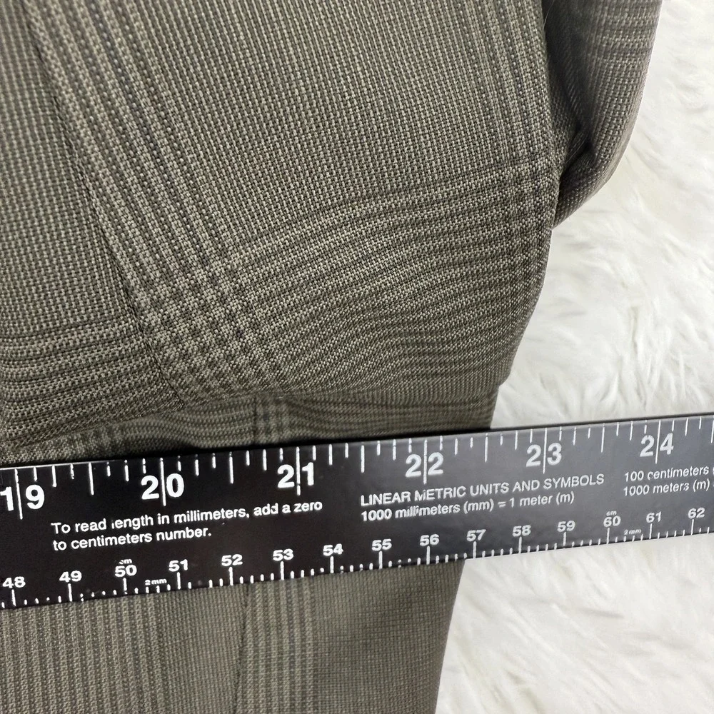 Chaps Ralph Lauren Mens Brown 100% Wool Glenn Check Blazer Sport‎ Coat Size 44R